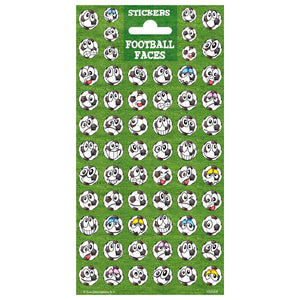 Creative craft group stickervel twinkle - voetbal gezichten