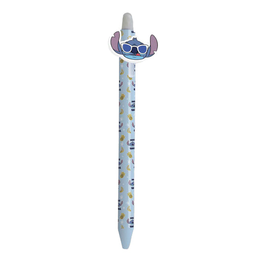 Uitwisbare gelpen met topper stitch - blauw