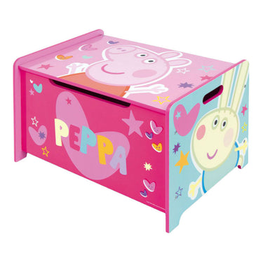 Peppa pig houten speelgoedkist