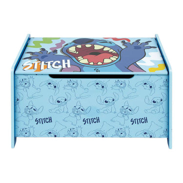 Houten speelgoedkist stitch