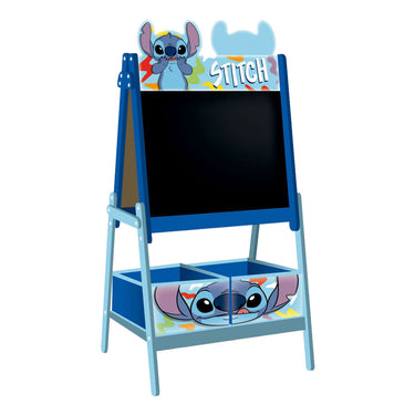 Houten dubbelzijdig schoolbord stitch