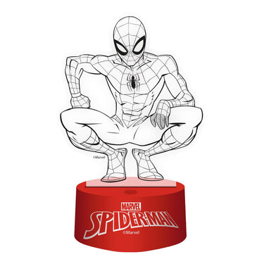 3d lamp met afstandbediening spiderman