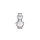 Ideas 4 seasons bellagio vaas glas ã˜8,5xh15cm helder
