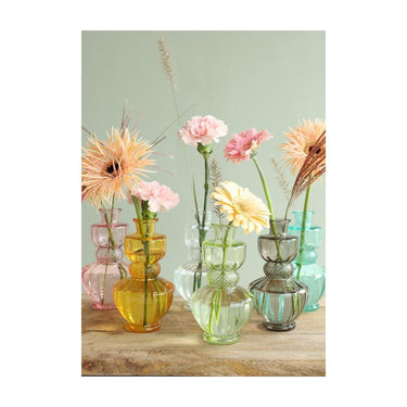 Ideas 4 seasons bellagio vaas glas ã˜8,5xh15cm licht roze
