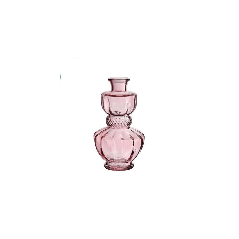 Load image into Gallery viewer, Ideas 4 seasons bellagio vaas glas ã˜8,5xh15cm licht roze
