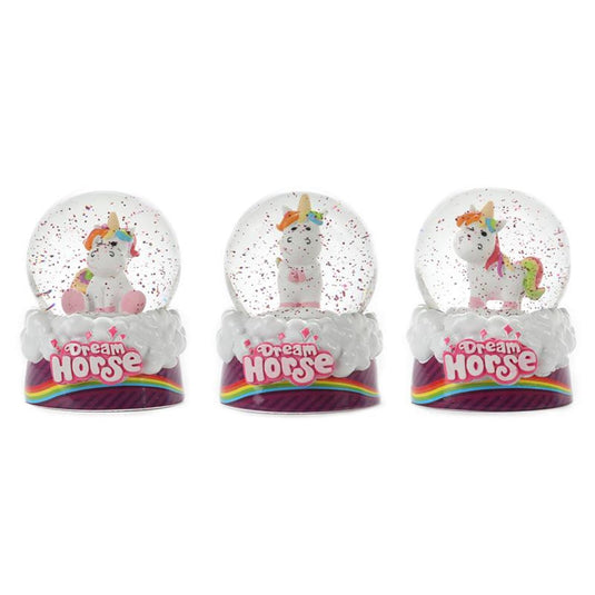 Toi-toys toi toys dream horse sneeuwbol eenhoorn ø6,5xh9cm