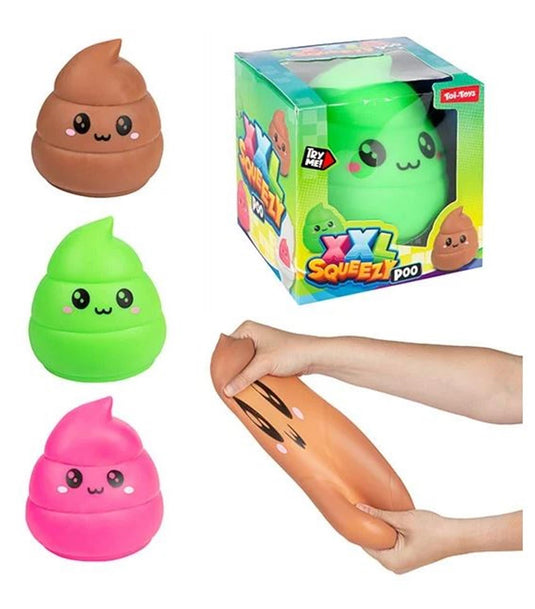 Toi-toys kneedbare lachende drol xxl rekbaar 13cm