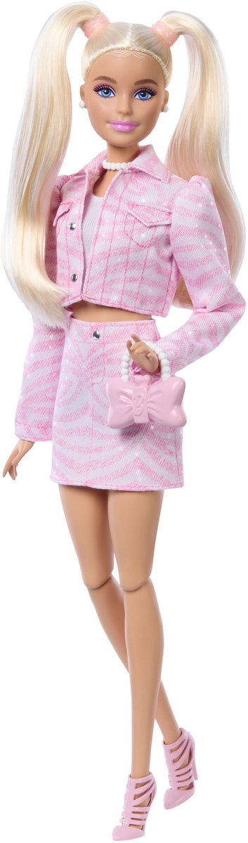 Load image into Gallery viewer, Barbie deluxe style pop - roze spijkerjasje
