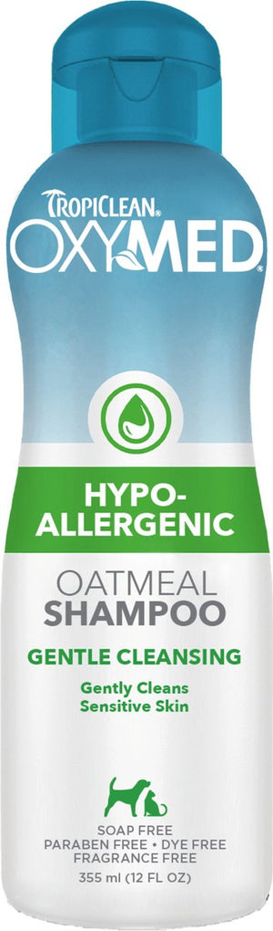 Tropiclean oxy-med - hondenshampoo hypoallergeen - 355 ml