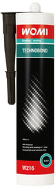 Womi technobond ms-polymeer kit zwart – 290 ml – sterke hechting – flexibel weerbestendig – universele toepassing