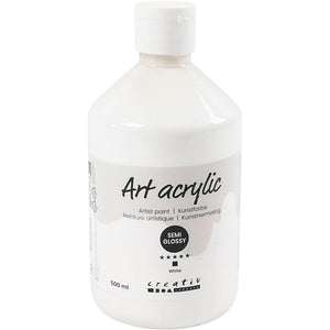 Pigment art school , wit, 500 ml