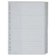 Tabbladen leitz grijs blanco a4 polypropyleen
