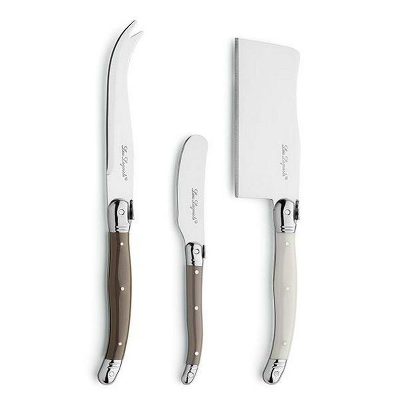 Load image into Gallery viewer, Lou laguiole houten kaasmessen set 3-delig
