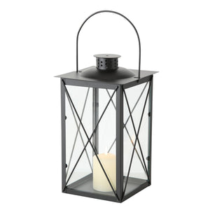 Boltze home lantaarn farol h30x14cm vierkant voor binnen ( excl. kaars )