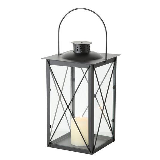 Boltze home lantaarn farol h30x14cm vierkant voor binnen ( excl. kaars )