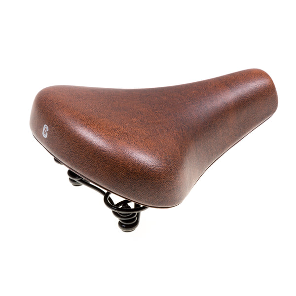 Selle Comfort saddle City Foam brown. Vacuum sealed, including sling (workshop packaging).