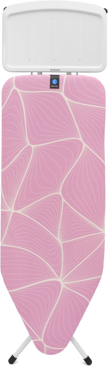 Brabantia strijkplank c - voor stoomgenerator - 124x45 cm - lilac waves