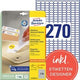 Herkleefbare etiketten avery zweckform wit