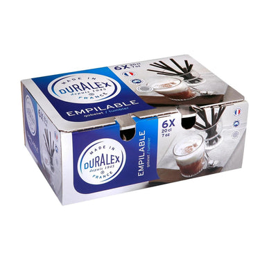 Duralex drinkglas empilable 20cl hardglas doos a 6 stuks