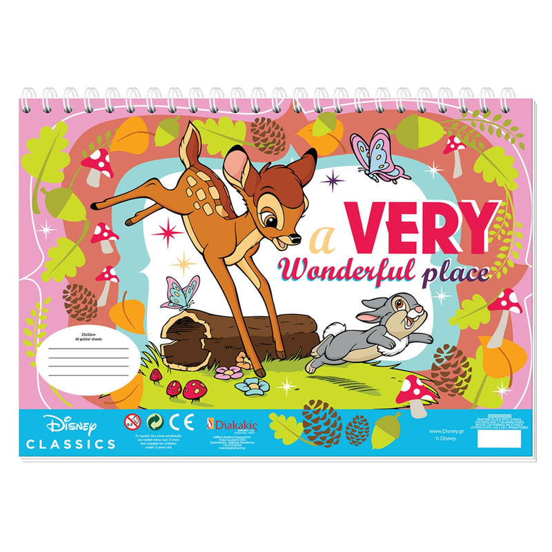 Load image into Gallery viewer, Disney bambi kleurplaten met stencil en stickervel
