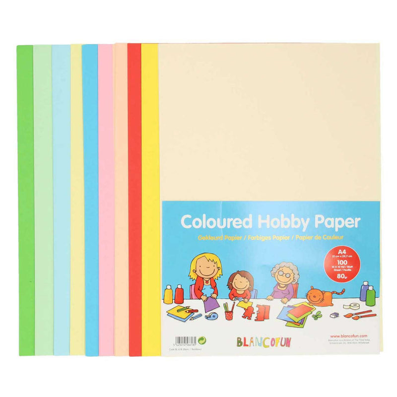 Load image into Gallery viewer, Hobbypapier gekleurd a4, 80grams, 100vellen
