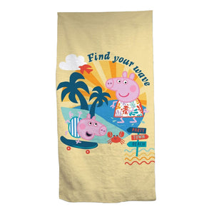 Peppa pig strandlaken , 70x140cm