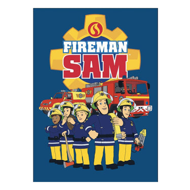 Brandweerman sam fleece deken , 110x140cm