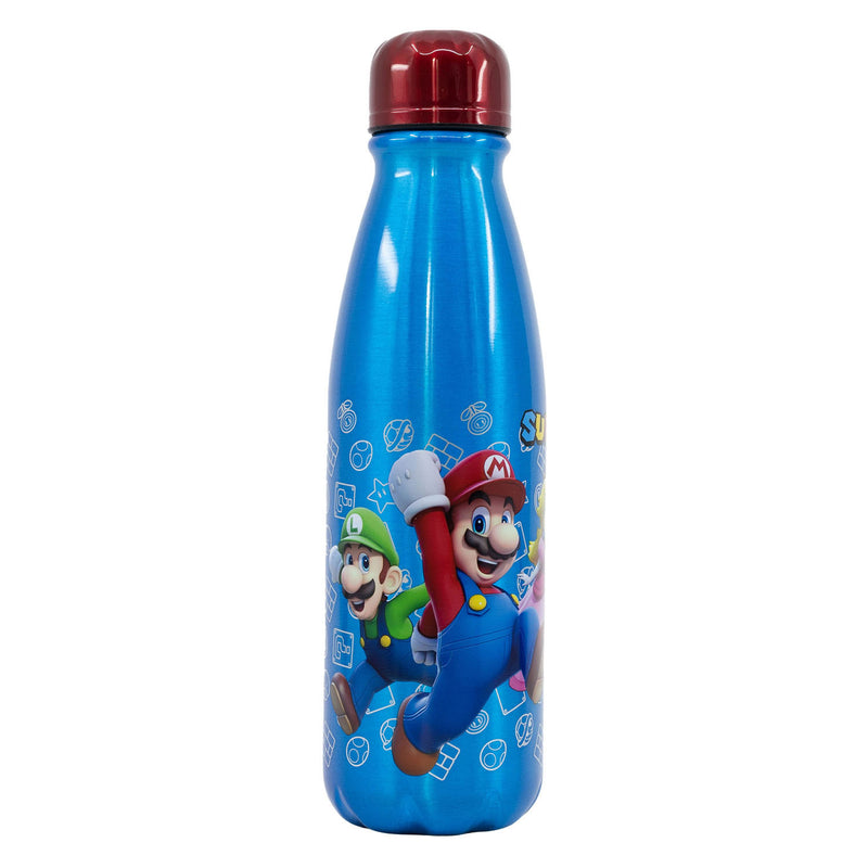 Load image into Gallery viewer, Super mario drinkfles aluminium , 600ml
