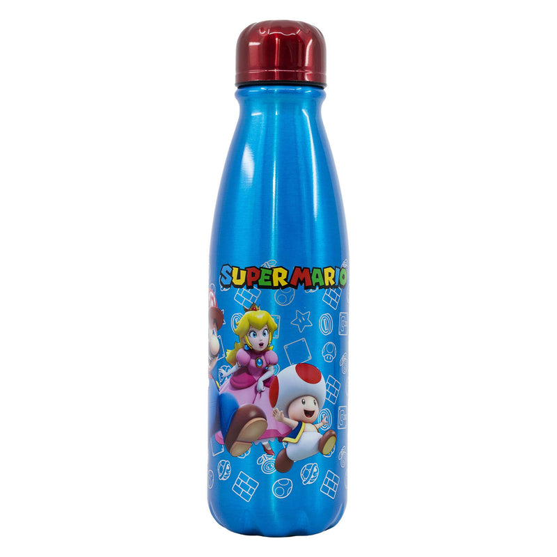 Load image into Gallery viewer, Stor drinkfles aluminium super mario, 600ml
