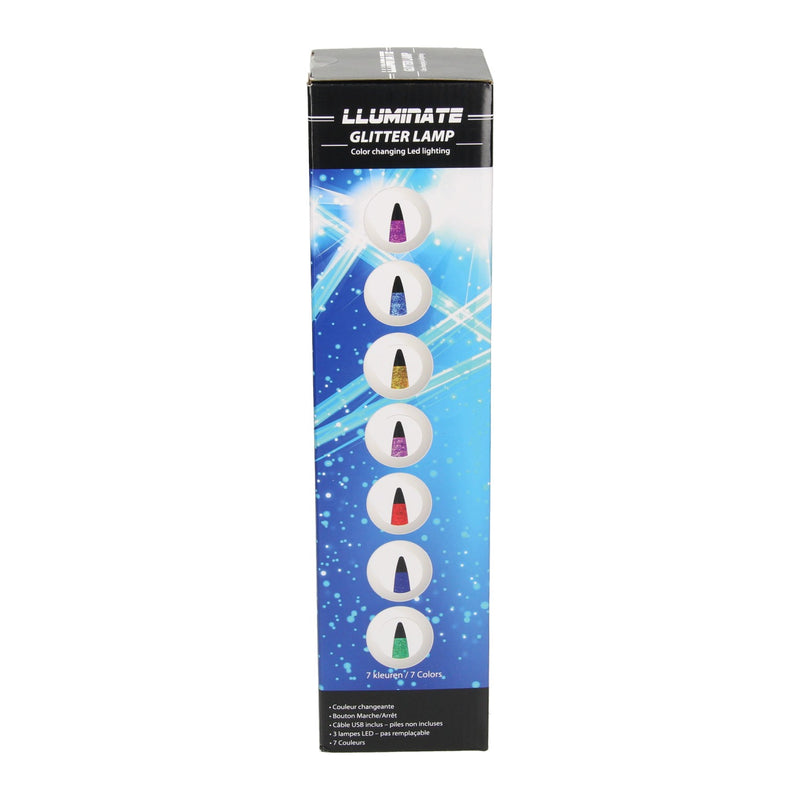 Load image into Gallery viewer, Glitter led lamp kleurveranderend, 34cm

