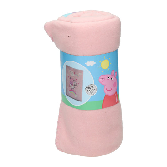 Peppa pig fleece deken , 100x140cm