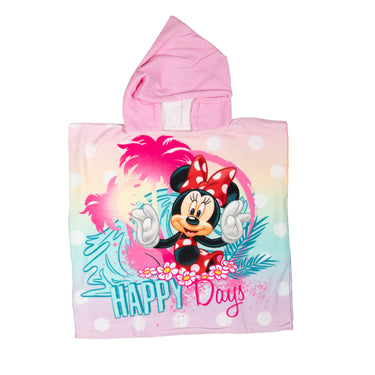 Disney handdoek poncho minnie mouse 55x110cm