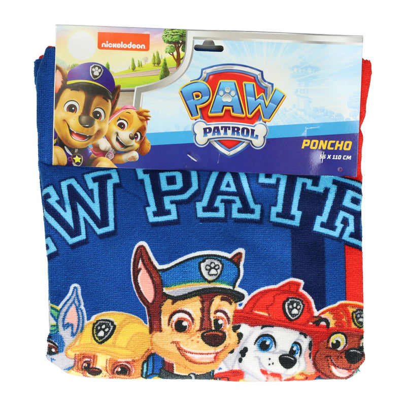Load image into Gallery viewer, Paw patrol handdoek poncho 55x110cm
