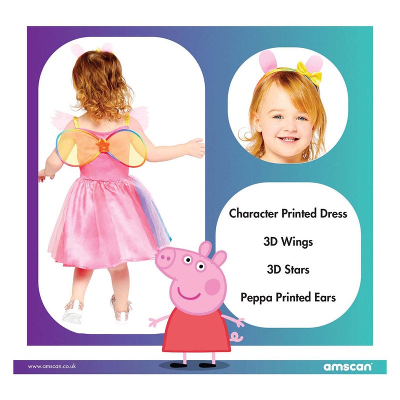 Load image into Gallery viewer, Kinderkostuum peppa regenboogjurk - 2-3 jaar
