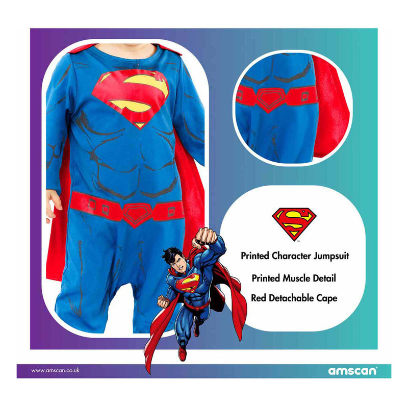 Load image into Gallery viewer, Kinderkostuum superman - 12-18 maanden
