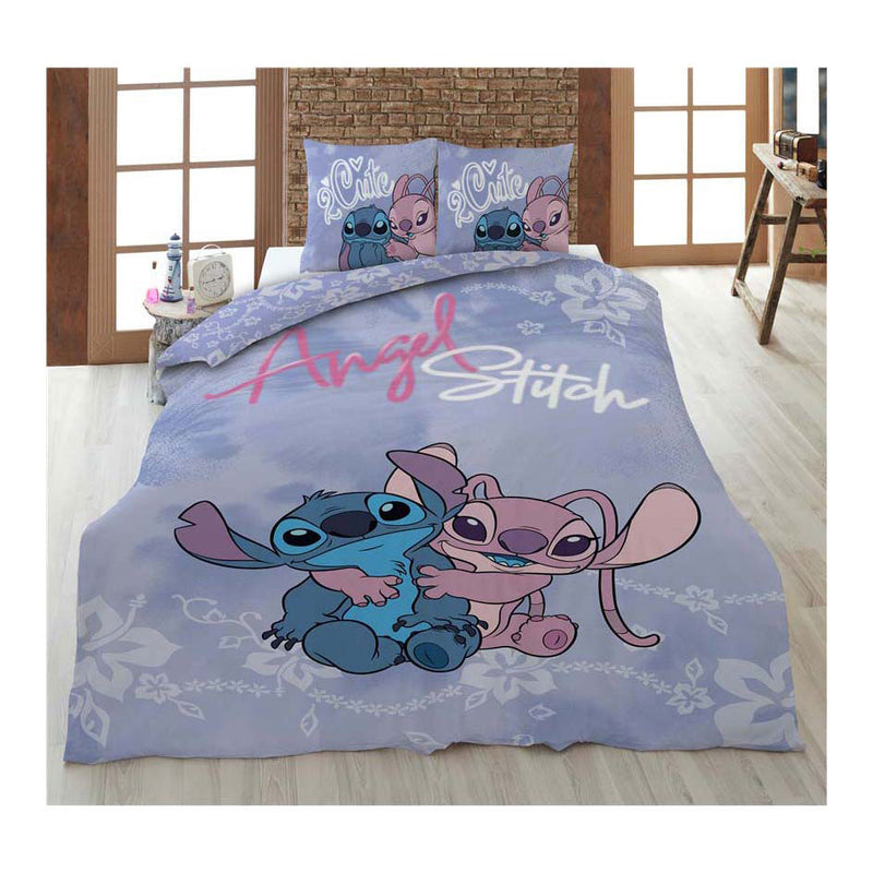 Load image into Gallery viewer, Stitch angel dekbedovertrek - 140x200 cm
