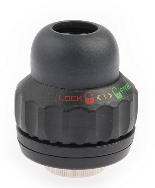 Post moderne balhoofd lock-out stuurslot quill 25.4 26.4 30.2mm zwart