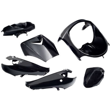 Edge plaatset 6-delig voor peugeot vivacity tot bouwjaar 2008 - zwart metallic