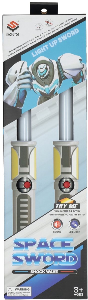 Load image into Gallery viewer, Albatros hengelsport space sword met licht en geluid - 2st.
