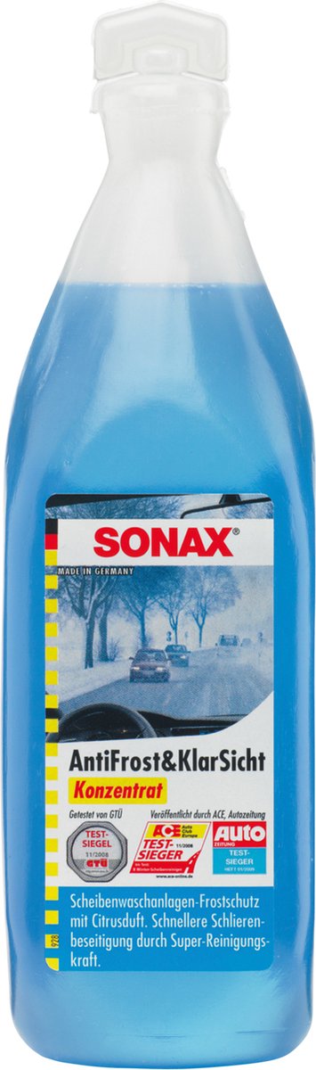 Sonax ruitensproeiervloeistof antivries -30°c 250 ml