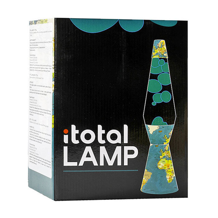 Load image into Gallery viewer, Itotal lavalamp wereldkaart, 40cm
