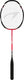 Avento badminton racket staal - smash - zwart rood