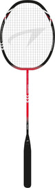 Avento badminton racket staal - smash - zwart rood