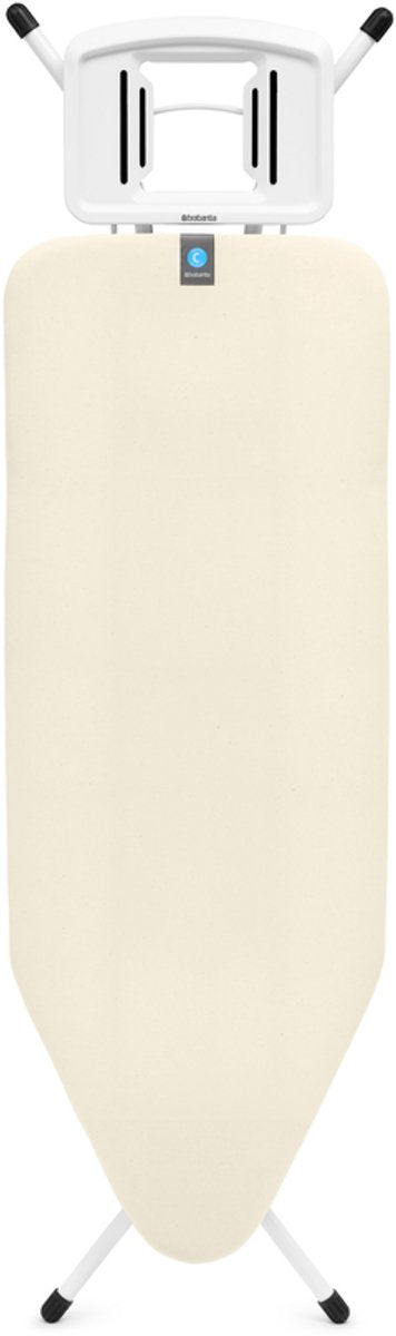 Brabantia strijkplank c - voor strijkijzer - 124x45 cm - ecru