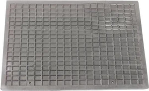Schönek fußmatte black rear rubber mat 460x400 mm