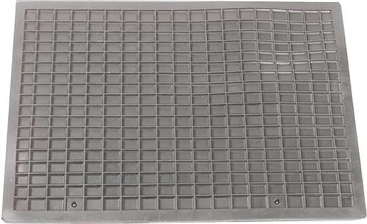 Schönek voetmat black rear rubber mat 460x400 mm