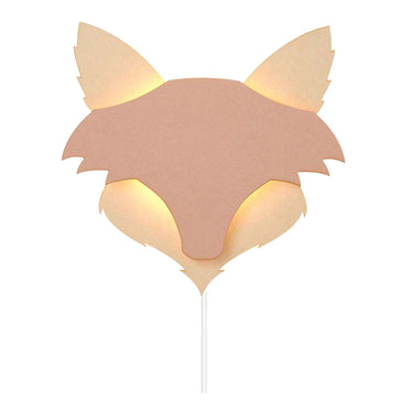 Van tjalle en jasper - vos wandlamp - hout