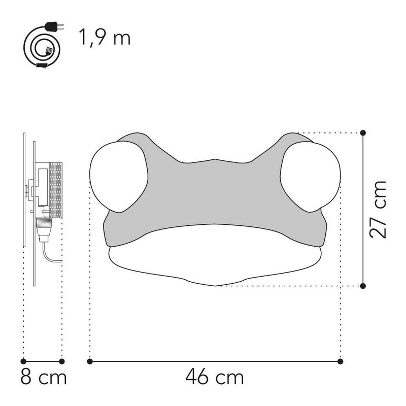 Load image into Gallery viewer, Van tjalle en jasper - kikker wandlamp - hout
