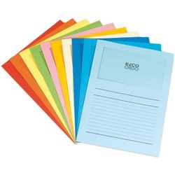 Sorteermap elco a4 kleurenassortiment 100 stuks