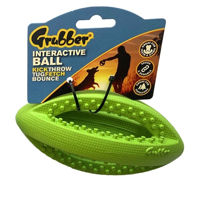 Load image into Gallery viewer, Happy pet grubber interactieve rugbybal mini assorti
